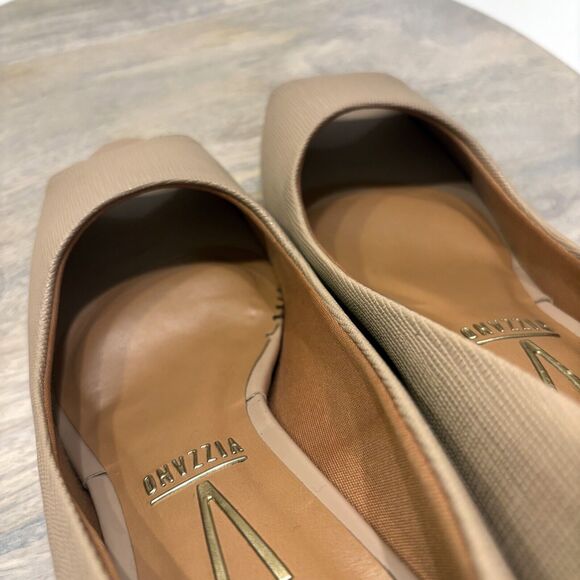 Vizzano Women's Terracota Classic Peep Toe Leather Pumps‎ Shoes Heels US Size 10 - Picture 11 of 11